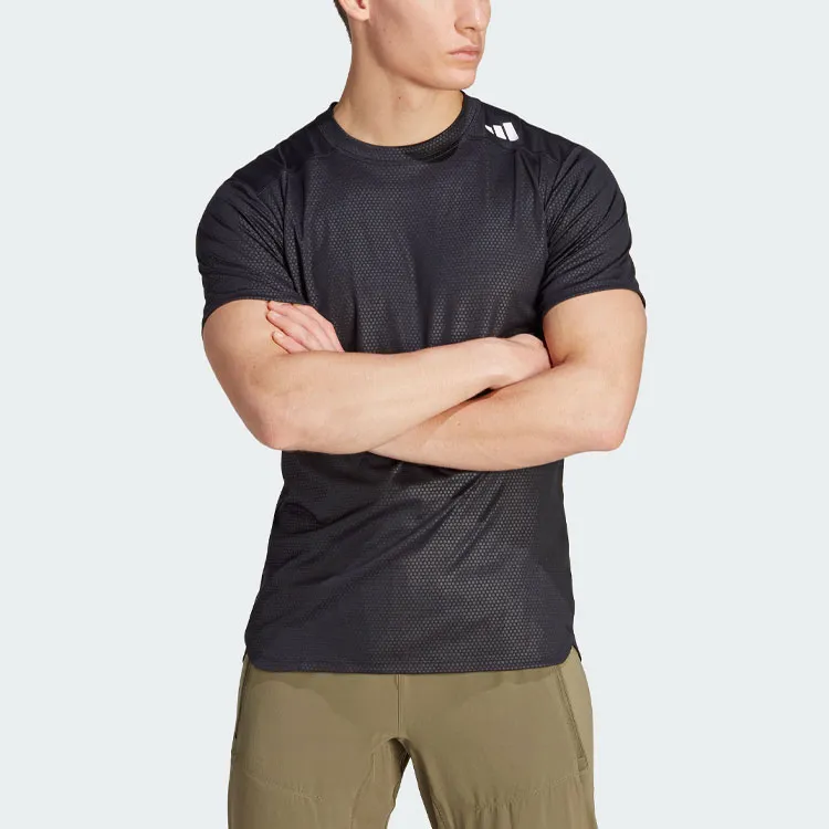 Adidas Set-in Sleeve T-Shirt Men's Black-1