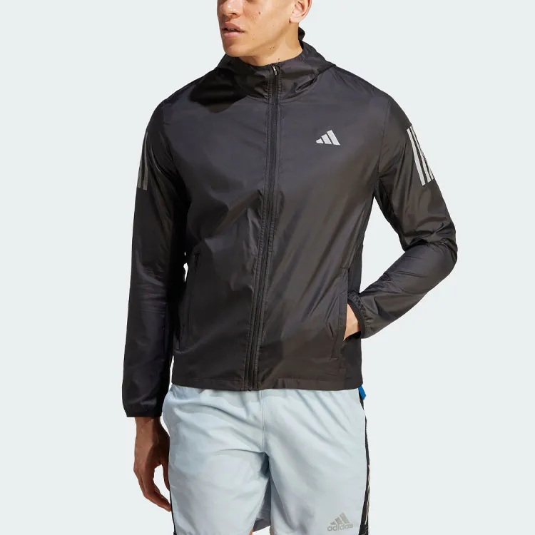 Adidas Free Shipping With AdiClub Own The Run Jacket-1
