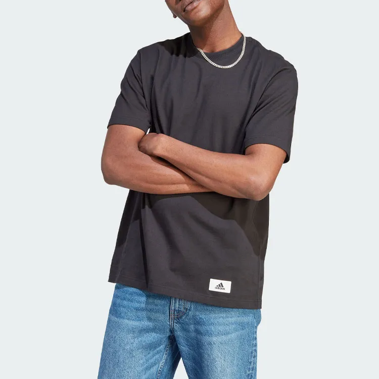 Adidas Lounge T Shirts Men Black-1