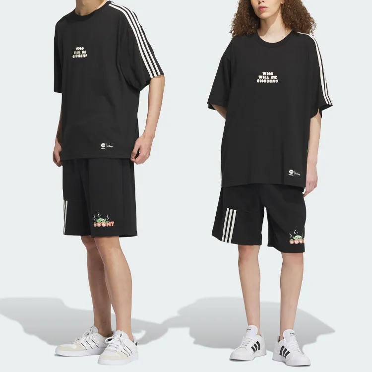 Disney X Adidas Neo Casual Shorts Men Black-4