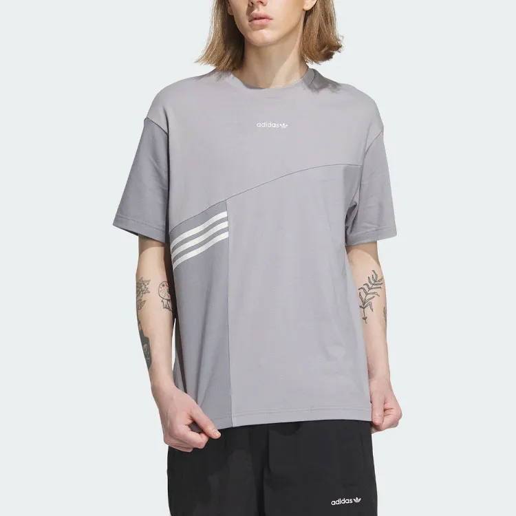 Adidas Originals T Shirt Unisex Aluminum Gray-1