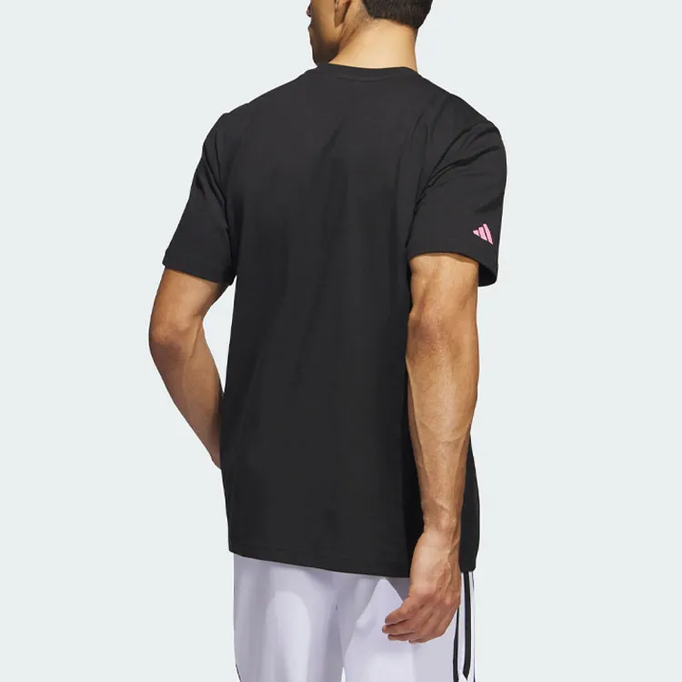Adidas T Shirts Men Black-2