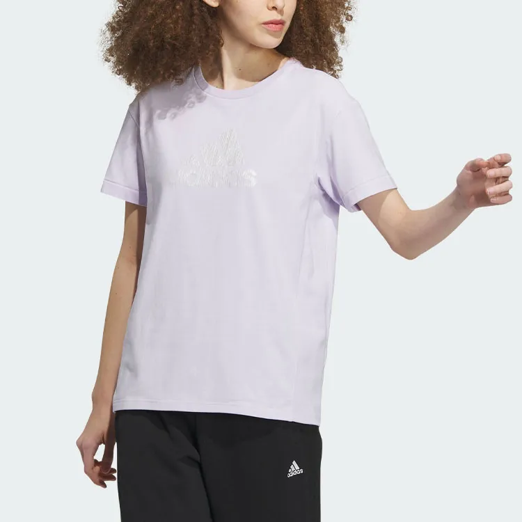 Adidas T Shirt Women's Light Purple-1
