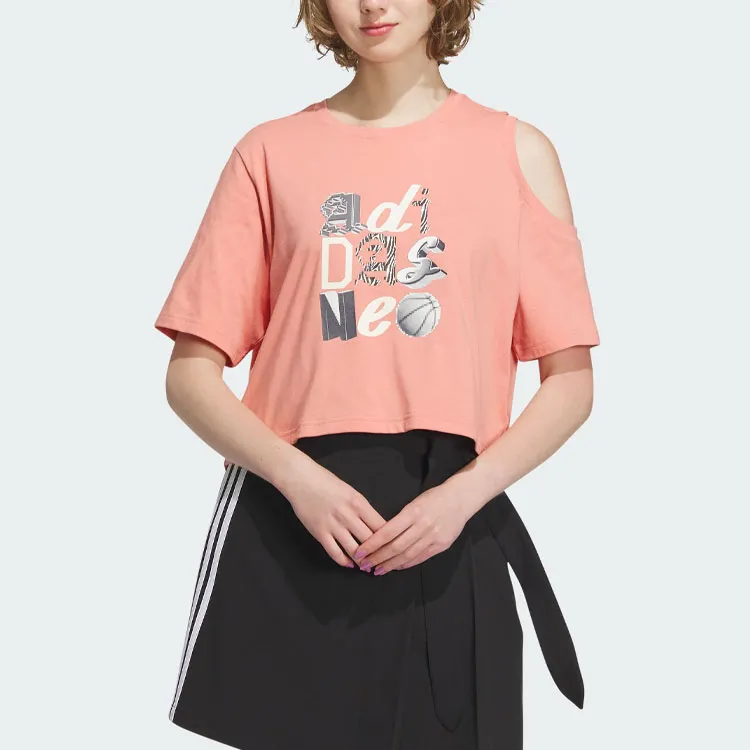 Adidas Neo Crop Tops Women's Earth Umber-1