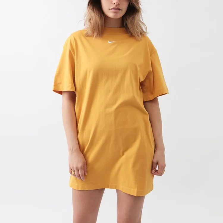 Nike Short Sleeved Dresses Women's Orange-2