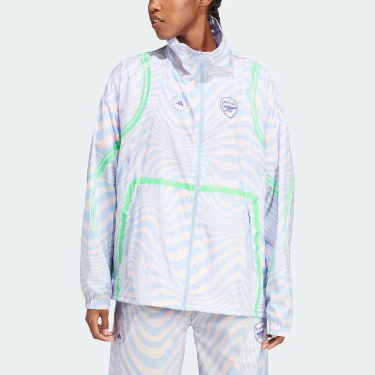Adidas Arsenal Jackets Women's Glossy Finish Blue-1