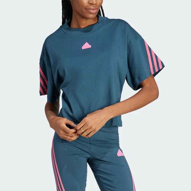 Adidas Crop Tops Women's Blue-1