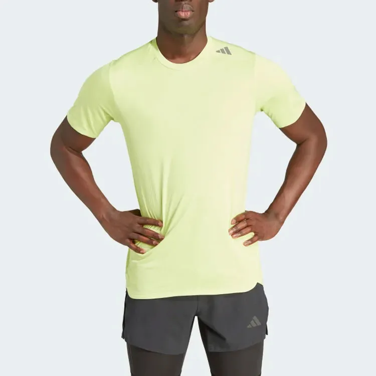Adidas Hiit T-Shirts Men Lime Green-1