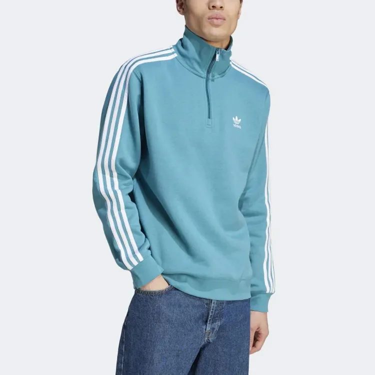 Adidas Originals Adicolor Classics 3 Stripes Half Zip Sweatshirt-1