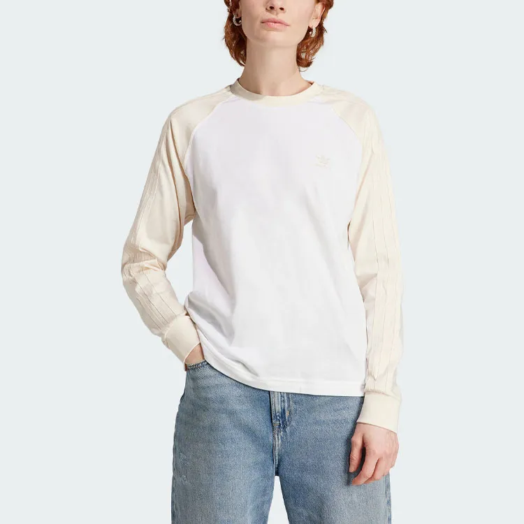 Adidas Originals Raglan Sleeve T Shirt Women's Yellow-1