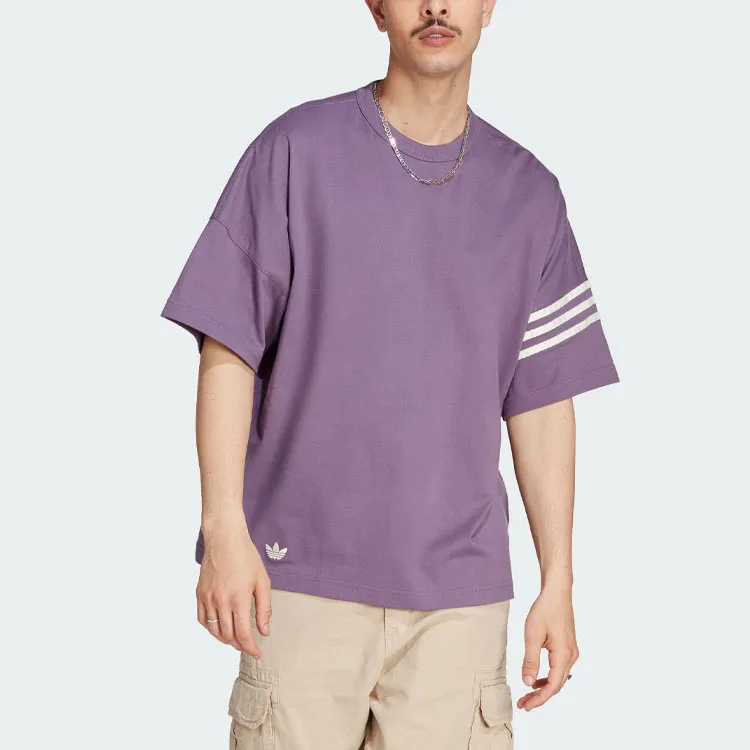 Adidas Originals T Shirt Men's Dark Gray Violet-1