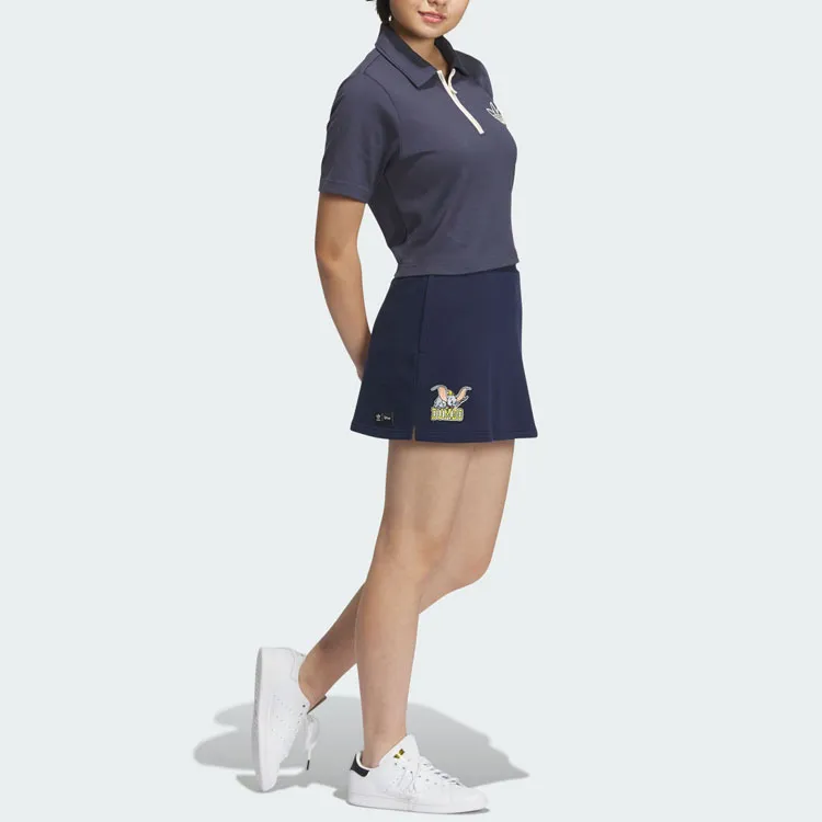 Adidas Originals x Disney DISNEY   DUMBO SPORTSWEAR Casual Short Skirts Women's College Navy-1
