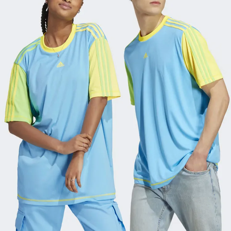 Adidas T-Shirts Unisex Sky Blue-1