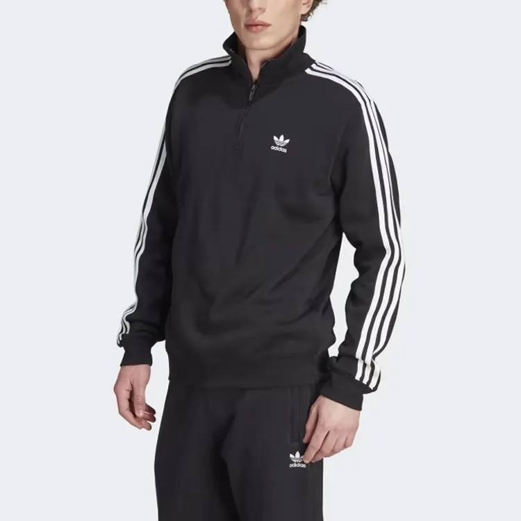 Adidas Adicolor Classics 3 Stripes Half Zip Sweatshirt-1
