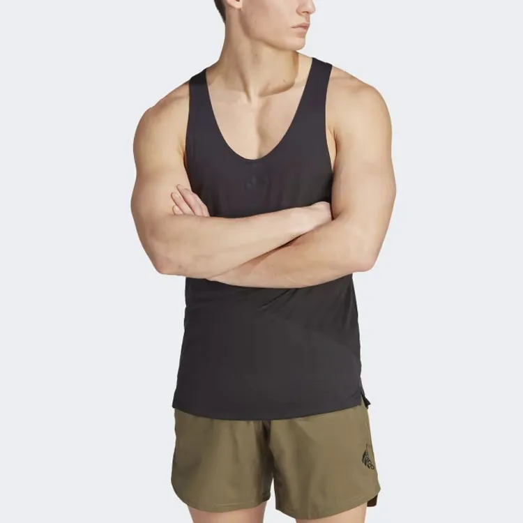 Adidas Free Shipping With AdiClub Workout Stringer Tank Top-1