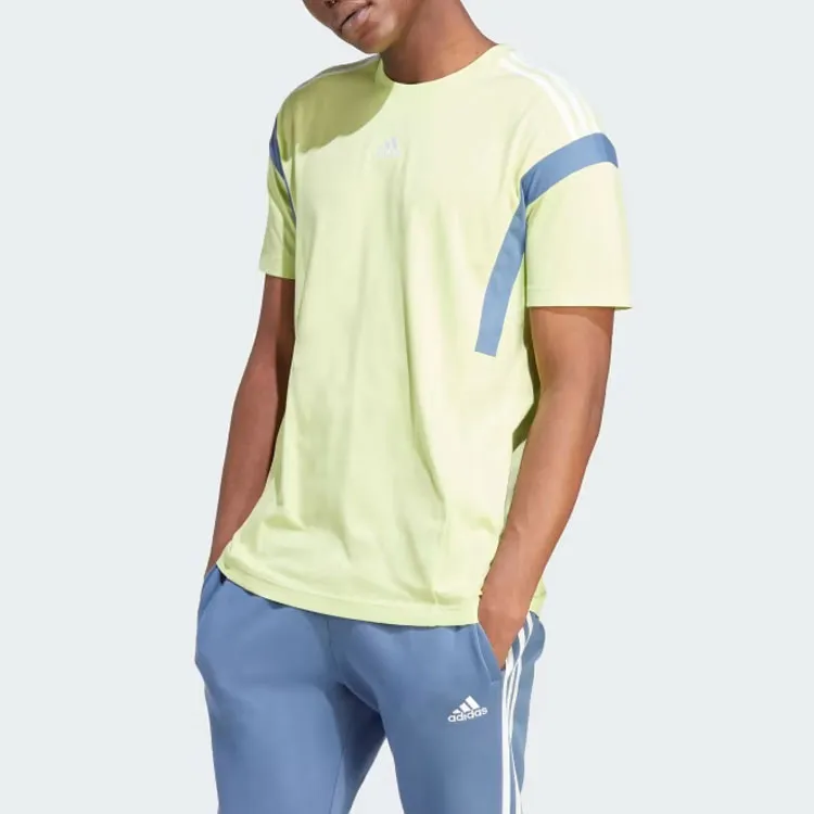 Adidas T-Shirts Men Lime Green-1