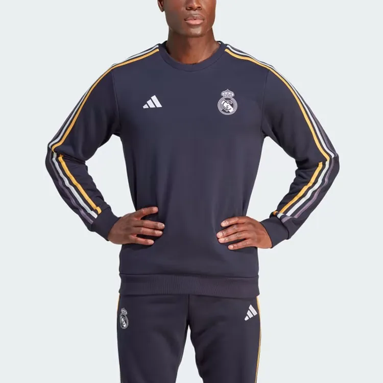 Adidas Real Madrid Sweatshirts Men Ink Blue-1
