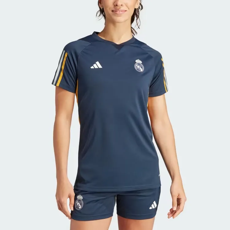 Adidas Real Madrid Soccer Jerseys Women's Dark Blue-2