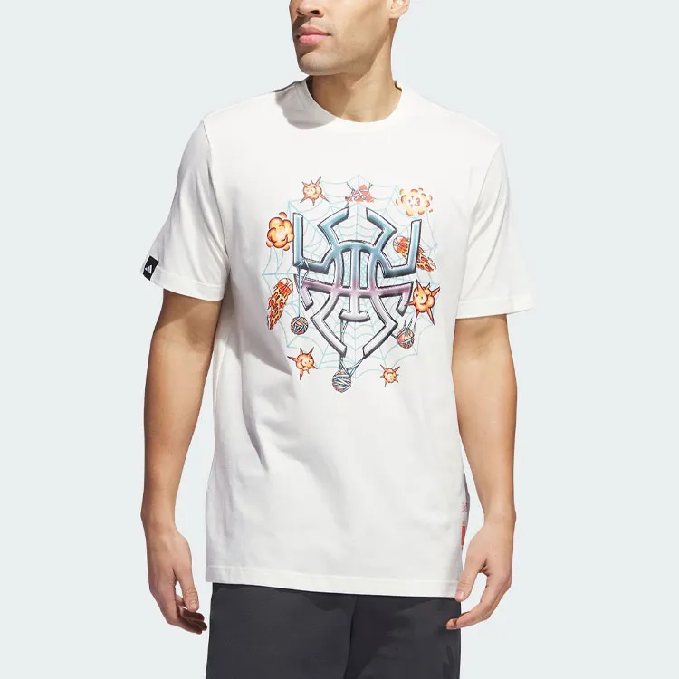 Adidas Donovan Mitchell 8 Bit Graphics Signature Basketball Graphic Tee-1