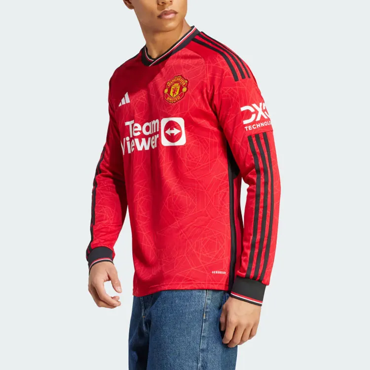 Adidas Manchester United 23/24 Long Sleeve Home Jersey-2