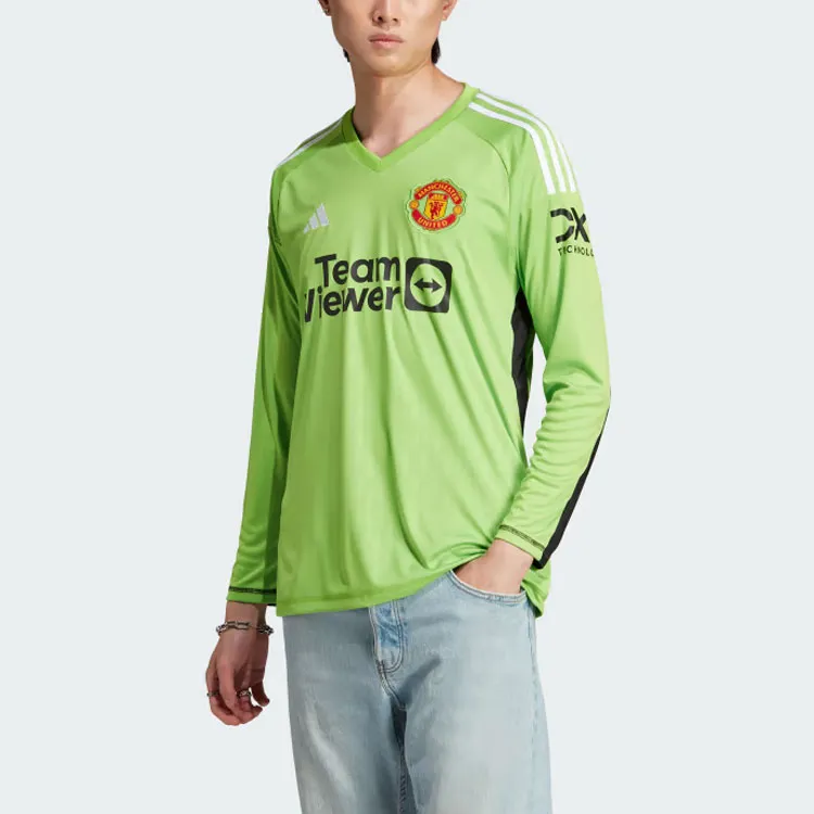 Adidas Manchester United Soccer Jerseys Men Green-4