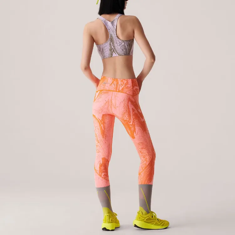 Stella Mccartney X Adidas X Stella McCartney Co titled Series Sports Pants Women's Orange Yellow-2
