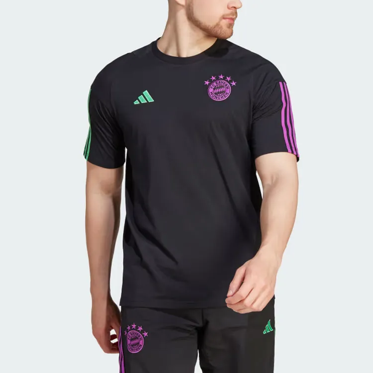Adidas FC Bayern T Shirts Men Black-1