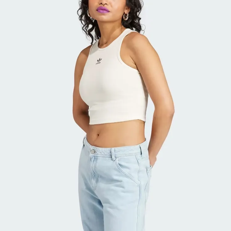 Adidas Originals Essentials Tank Tops Women's Ecru-2