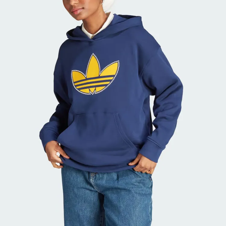 Adidas Originals Trefoil Sweatshirts Women's Dark Blue-1