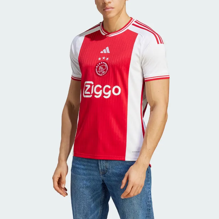 Adidas Ajax Amsterdam Soccer Jerseys Men Dark Red-2