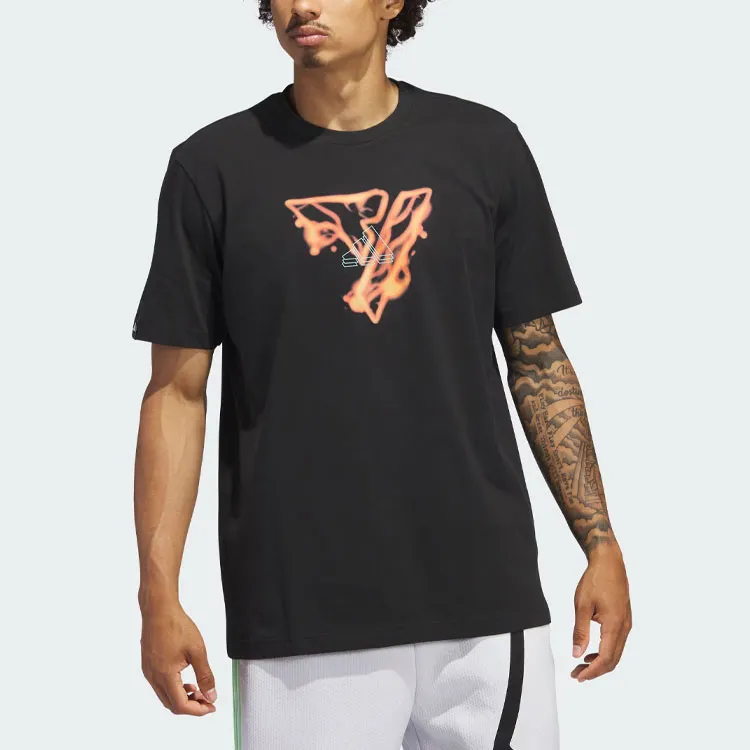 Adidas T Shirts Men Black-1