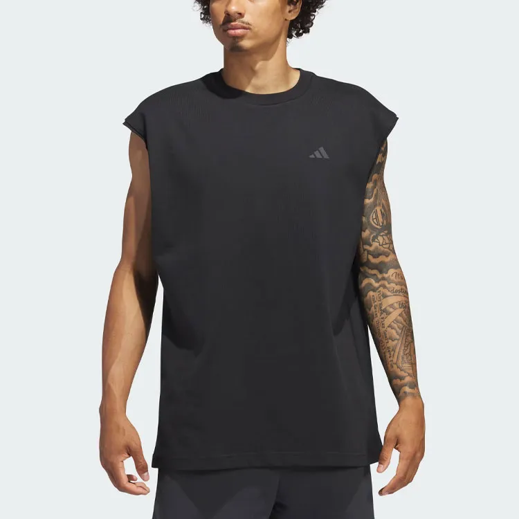 Adidas Tank Tops Men Black-1