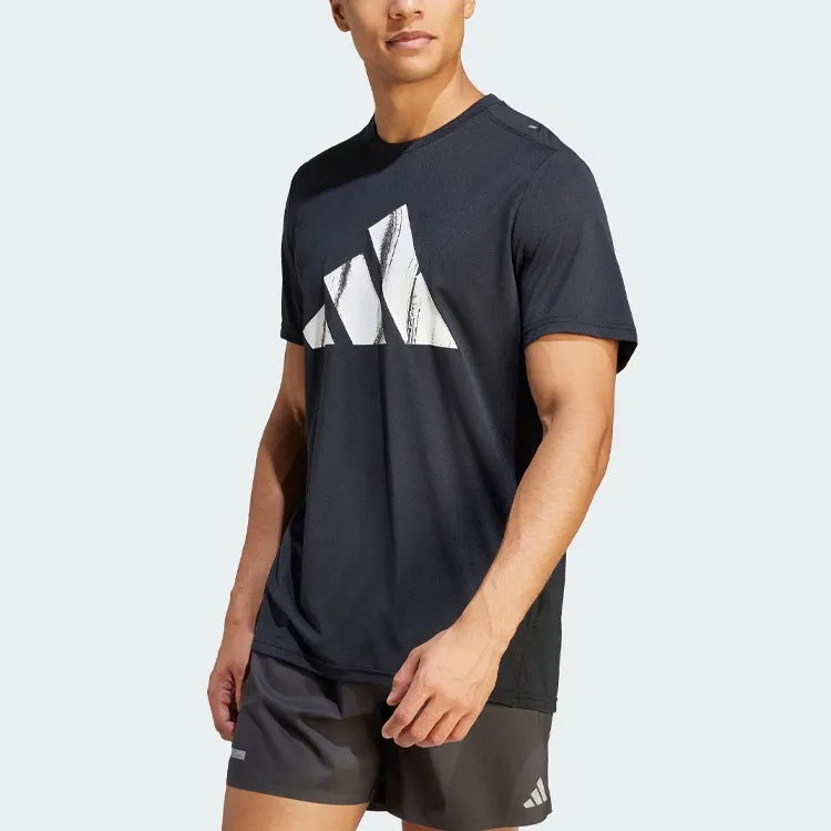 Adidas BRAND LOVE T Shirt Men's Black-1