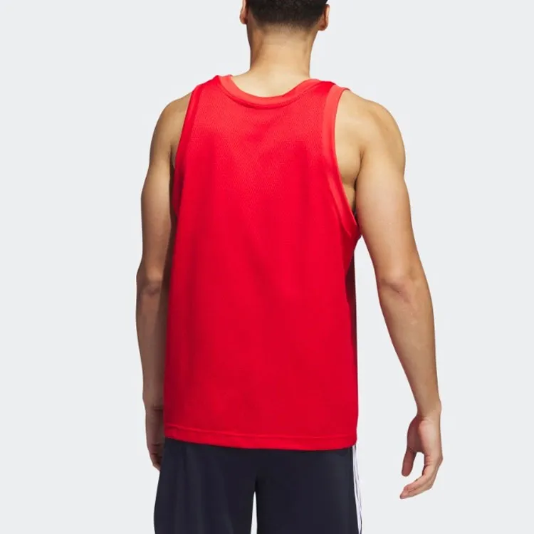 Adidas Tank Tops Men Red-2