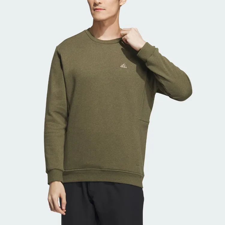 Adidas Sweatshirts Men Strata Olive Green-1