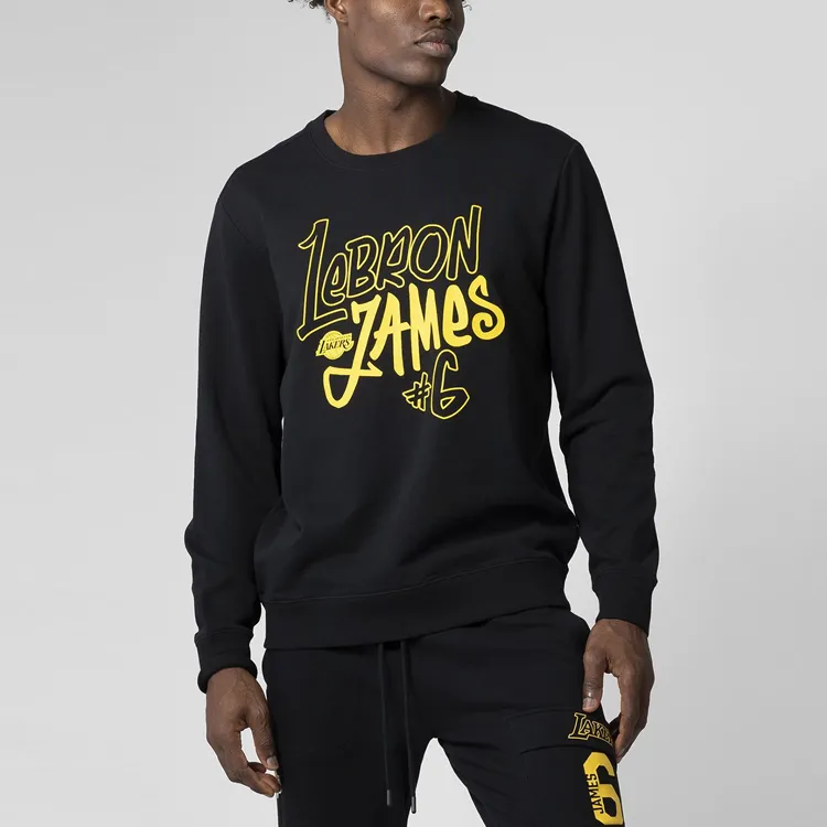 NBA Los Angeles Lakers Sweatshirts Men Black-2