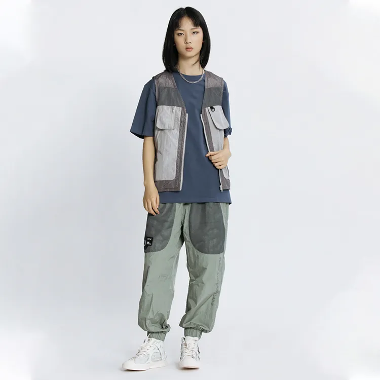 FLOAT Loose Fit Vest Unisex Gray-2