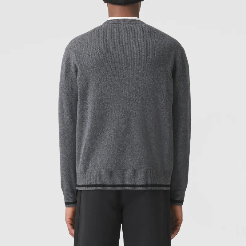 Burberry Monogram motif Cashmere cotton Blend Jumper-1