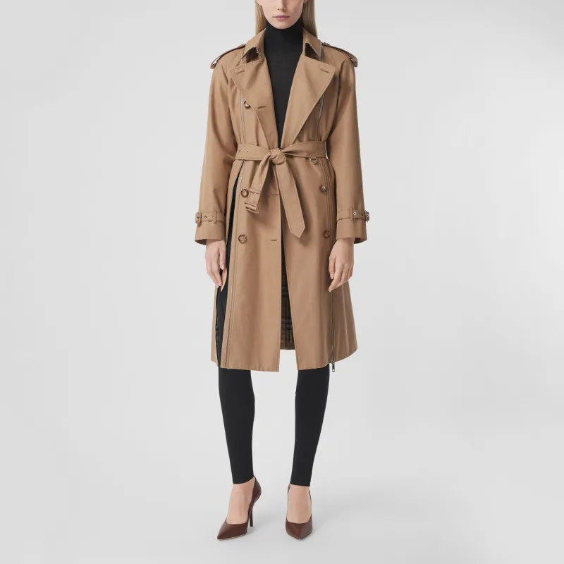 Burberry Trench Coats Women's Camel-3