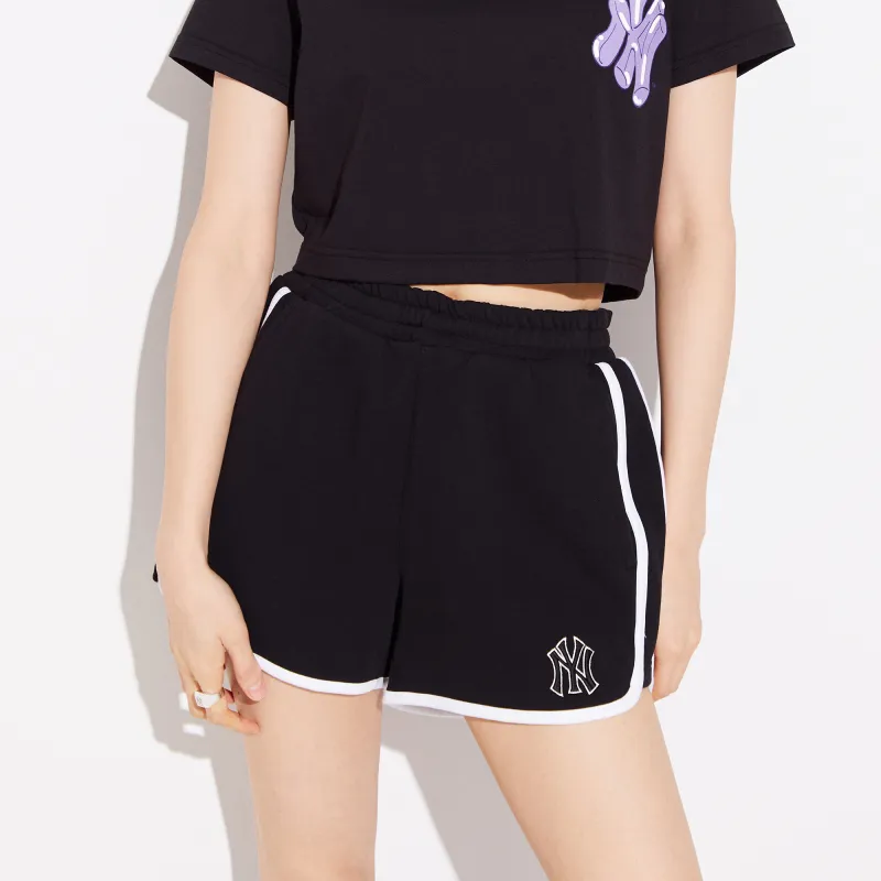 MLB Base Logo Casual Shorts Women's Black-4