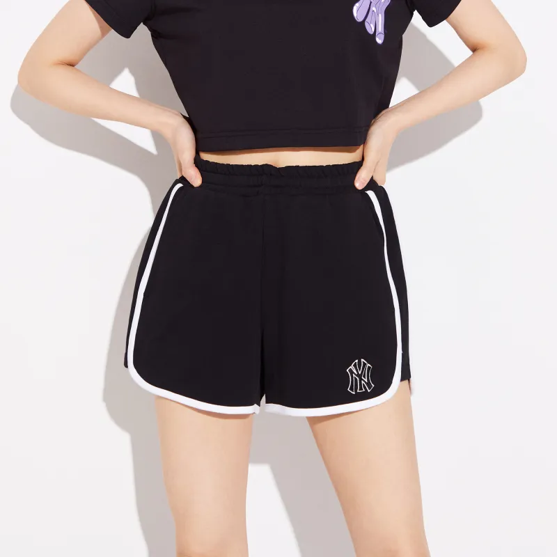 MLB Base Logo Casual Shorts Women's Black-3