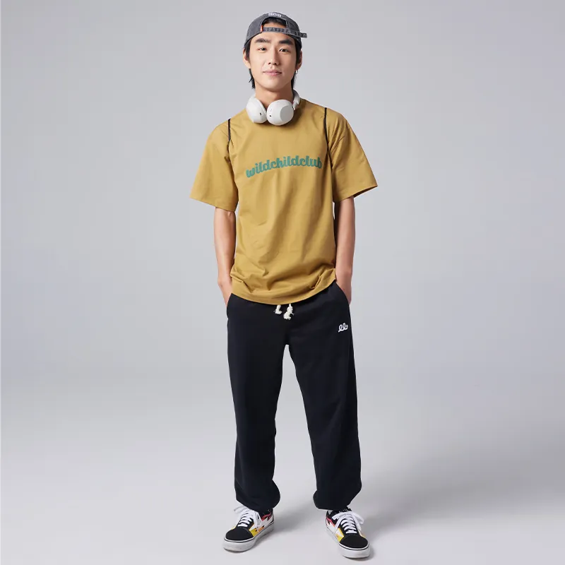 Wild Child Club Casual Pants Unisex Gray Black-8