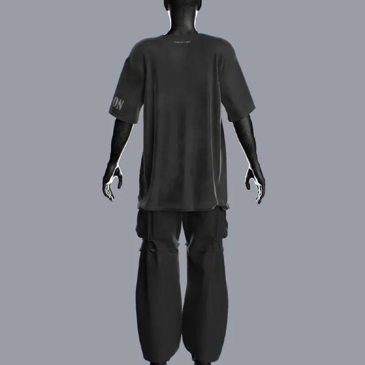 GRAILZ T Shirts Men Charcoal-3