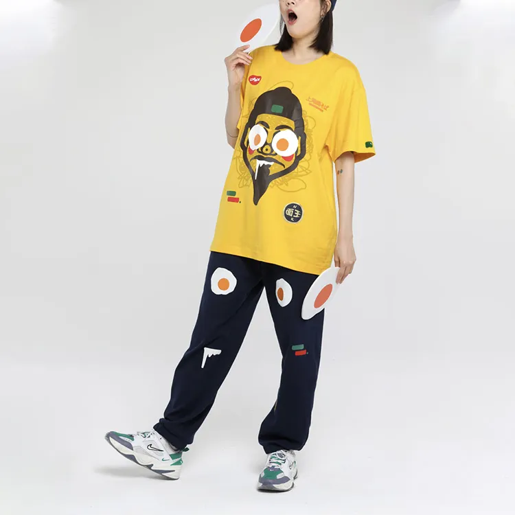 Corade Straight T Shirt Unisex Yellow-2