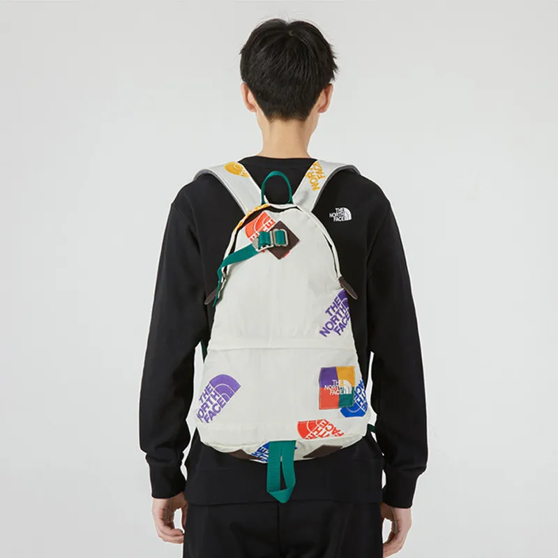 THE NORTH FACE Canvas Backpack Backpack Regular Unisex Ecru-3