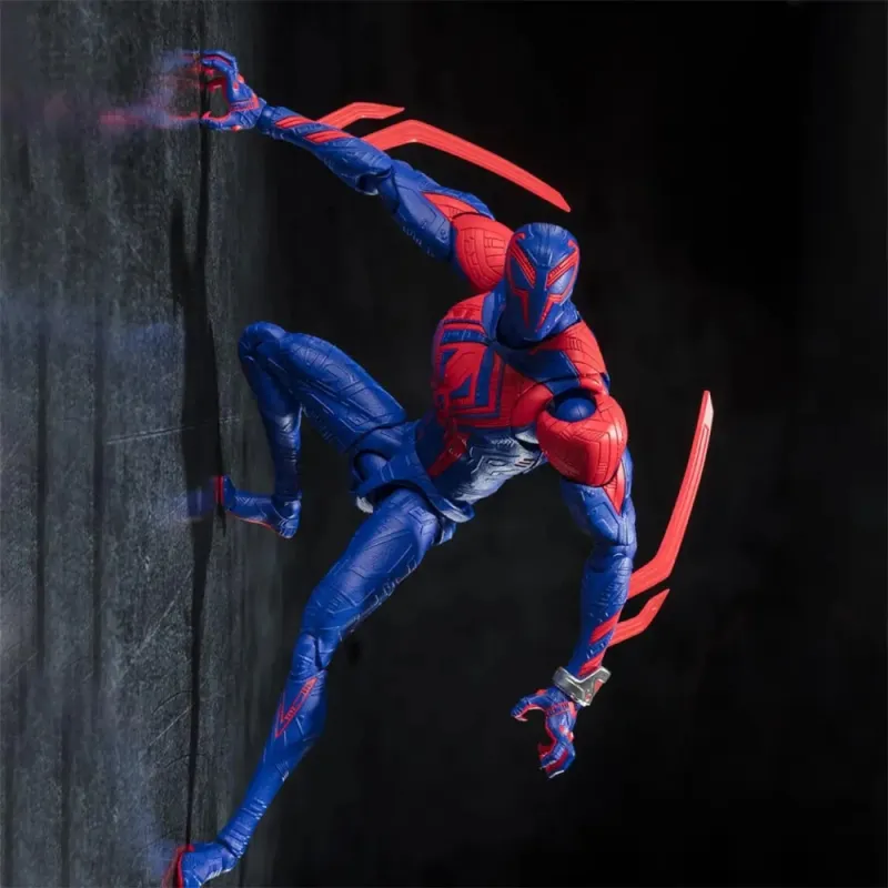 BANDAI SHF Spider Man  Parallel Universe 2 Spider Man 2099 PB Limited Assembled Models 17.8cm-2