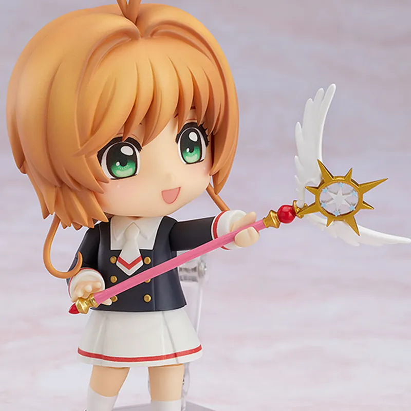 GSC Sakura Kinomoto Nendoroid Of Shiozaki High School Uniform Ver. With Exclusive Bonus Chibi Figures 10cm-3