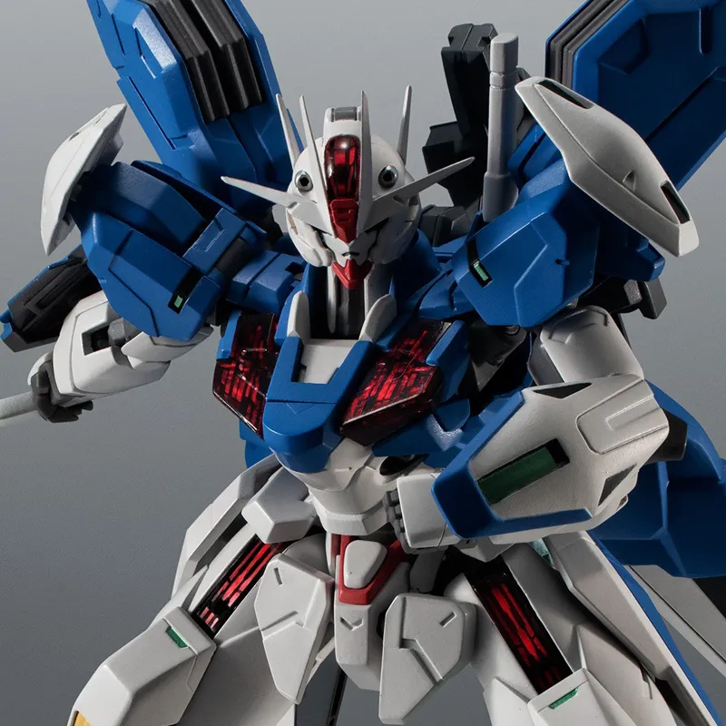 BANDAI Mobile Fighters Up To Mercury's Witch. ROBOT Spirit GUNDAM AERial, Windy, Modified, Soul Bound 14cm. Hobby Model-1