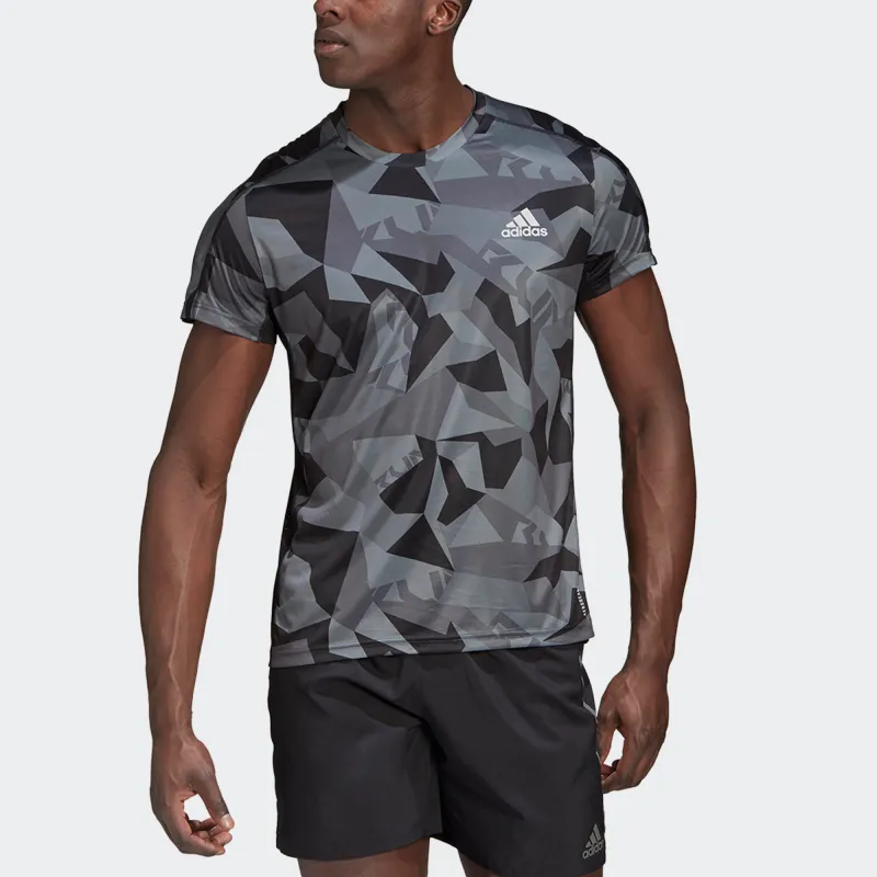 Adidas T Shirt Asia Version Men's Gray-2