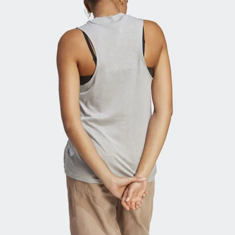 Adidas Women's Sportswear Future Icons Winners 3.0 Tank Top Medium Grey Heather/White-2